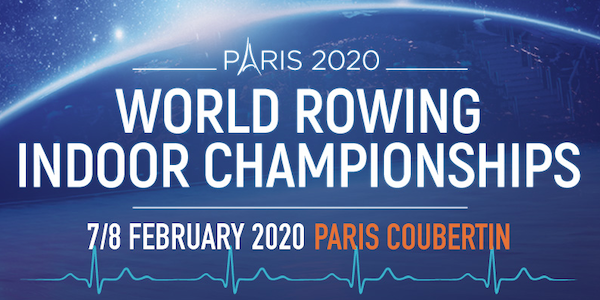 Les championnats du monde d’aviron indoor auront lieu à paris les 7 & 8 février 2020